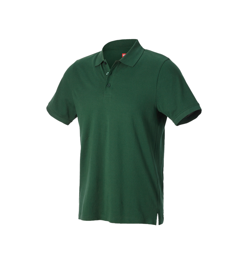 Themen: e.s. Piqué-Polo cotton light + grün 4