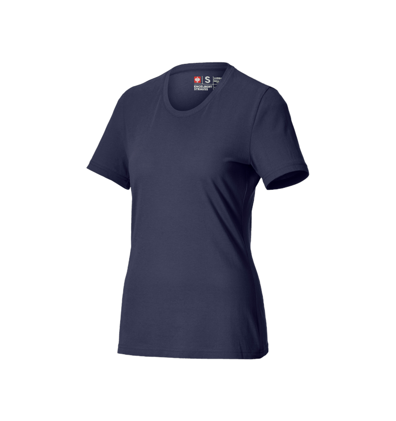 Shirts, Pullover & more: e.s. Piqué-T-shirt cotton light, ladies' + navy 2