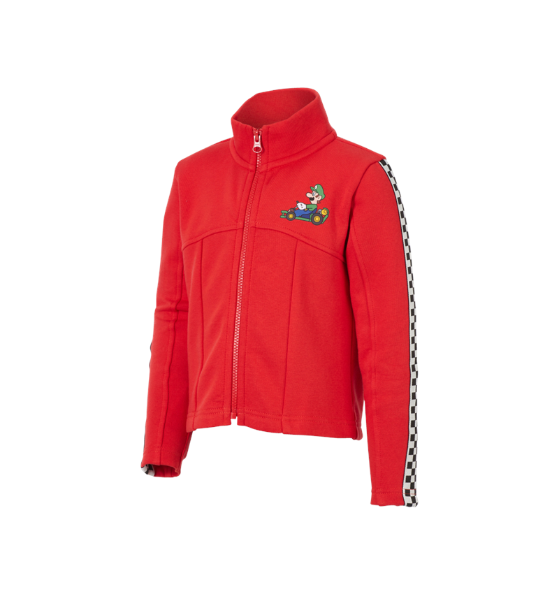 Shirts & Co.: Mario Kart Sweatjacke, Kinder + straussrot 4
