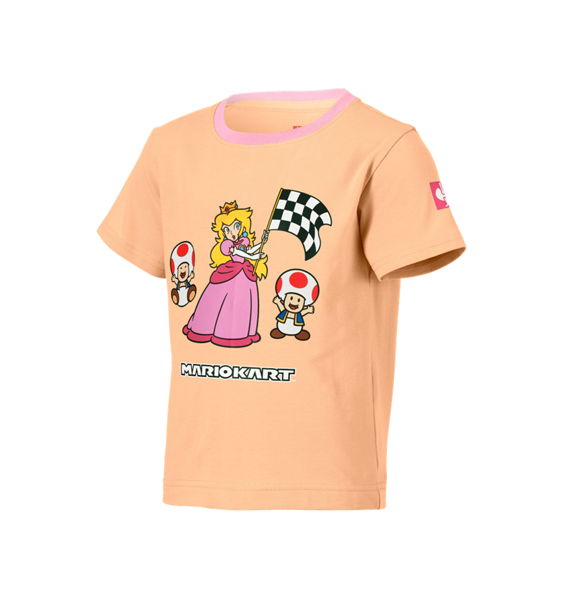 Kollaborationen: Mario Kart/Peach T-Shirt, Kinder + pfirsich 3