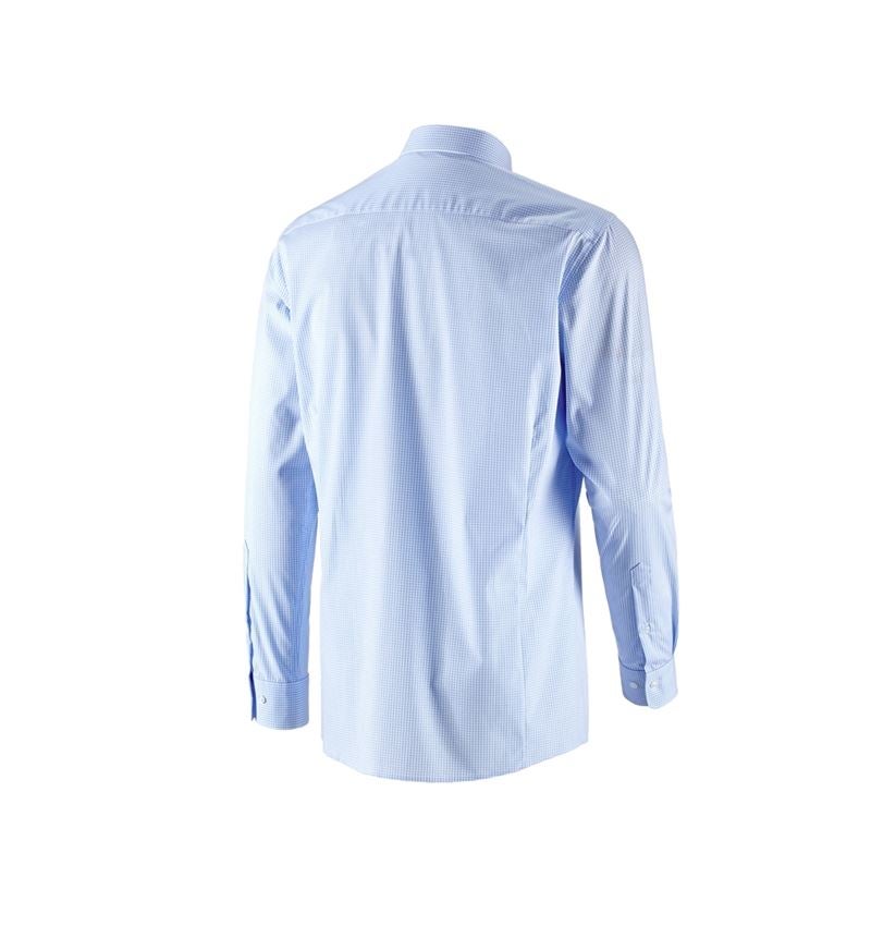 Shirts, Pullover & more: e.s. Business shirt cotton stretch, regular fit + frostblue checked 4