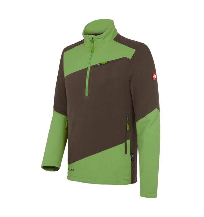 Winter: Fleece troyer e.s.motion 2020 + chestnut/seagreen 3