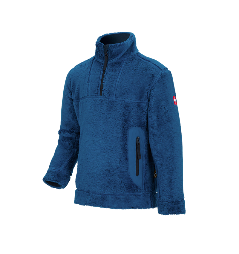 Shirts & Co.: Troyer Highloft e.s.motion 2020, Kinder + atoll/dunkelblau 2