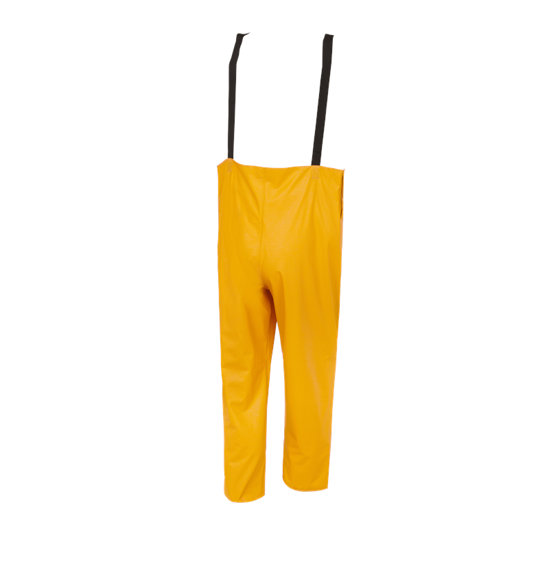 Arbeitshosen: Flexi-Stretch Latzhose + gelb 1