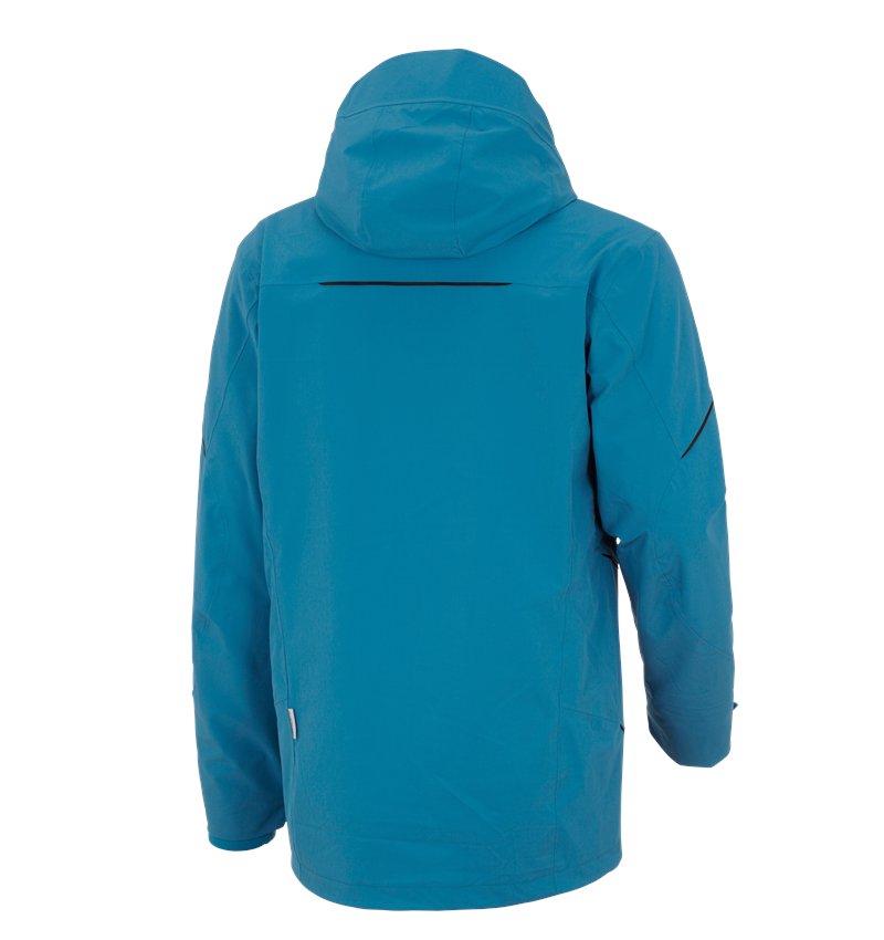 Winter jackets: 3 in 1 functional jacket e.s.vision, men's + dark petrol 3
