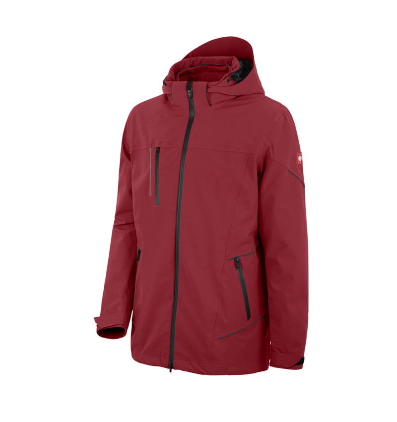 Winter jackets: 3 in 1 functional jacket e.s.vision, men's + ruby 2