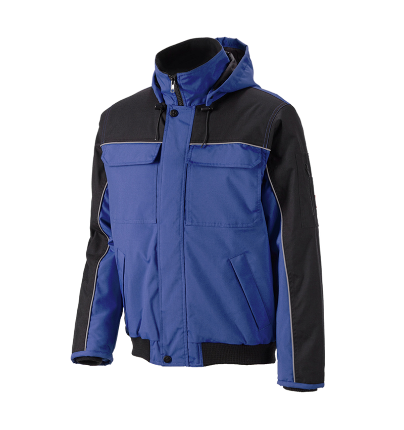 Work Jackets: Pilot jacket e.s.image  + royalblue/black 3