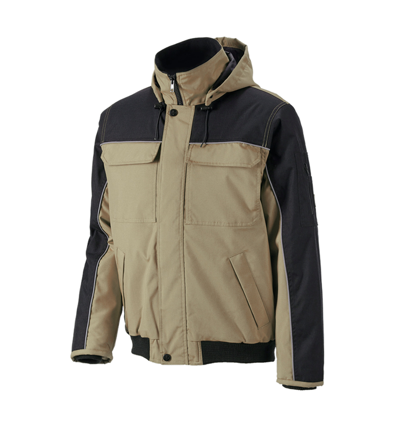 Maschinenbauer: Pilotenjacke e.s.image + khaki/schwarz 4