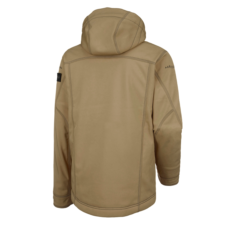 Themen: Winter Softshelljacke e.s.roughtough + walnuss 3