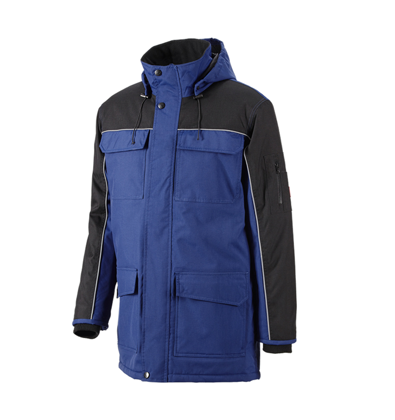 Winterjacken: Parka e.s.image + kornblau/schwarz 2