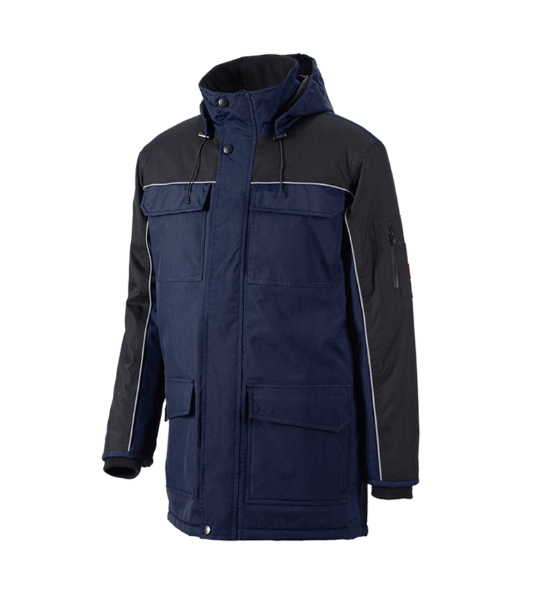 Winterjacken: Parka e.s.image + dunkelblau/schwarz 5