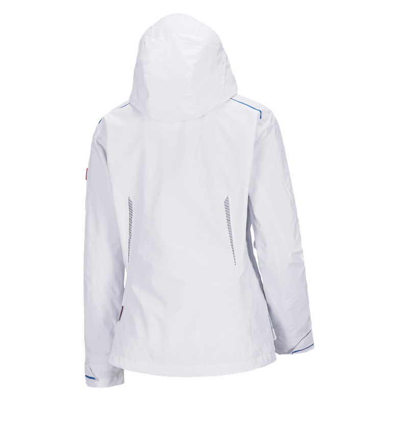 Jacken: 3 in 1 Funktionsjacke e.s.motion 2020, Damen + weiß/enzianblau 3