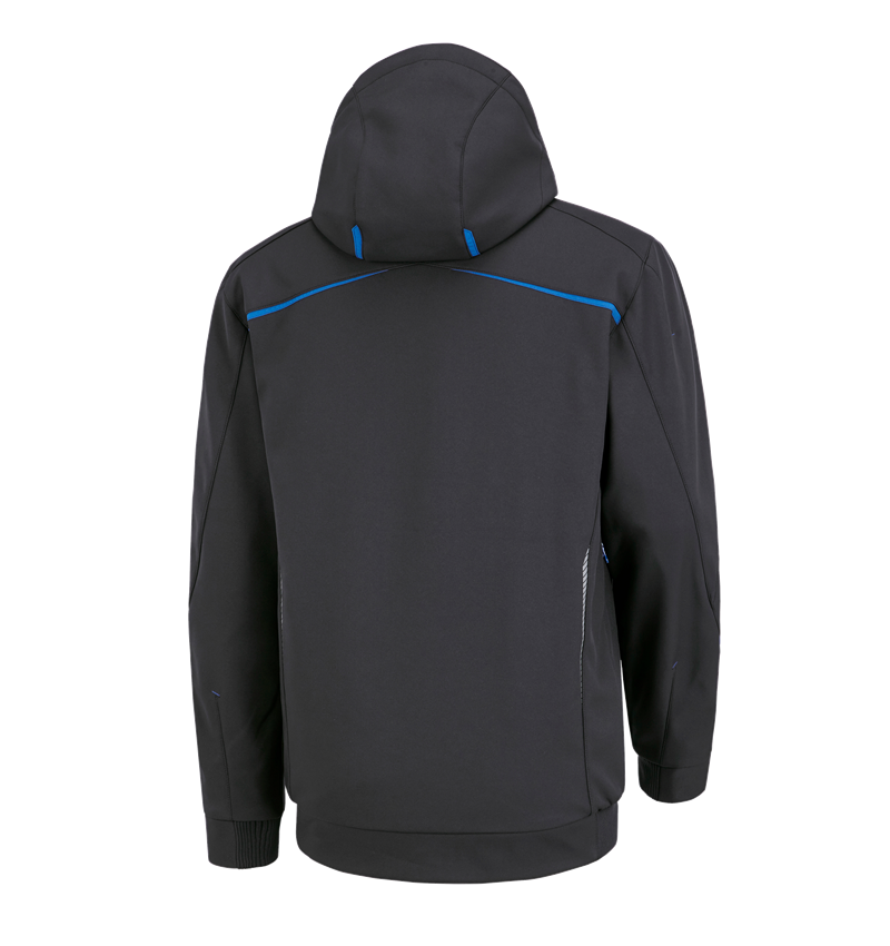 Gardening: Winter softshell jacket e.s.motion 2020, men's + graphite/gentianblue 8