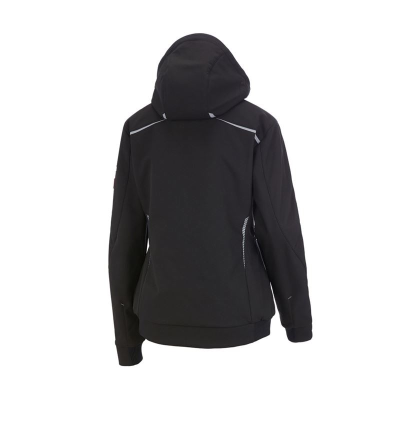 Winterjacken: Winter Softshelljacke e.s.motion 2020, Damen + schwarz/platin 8