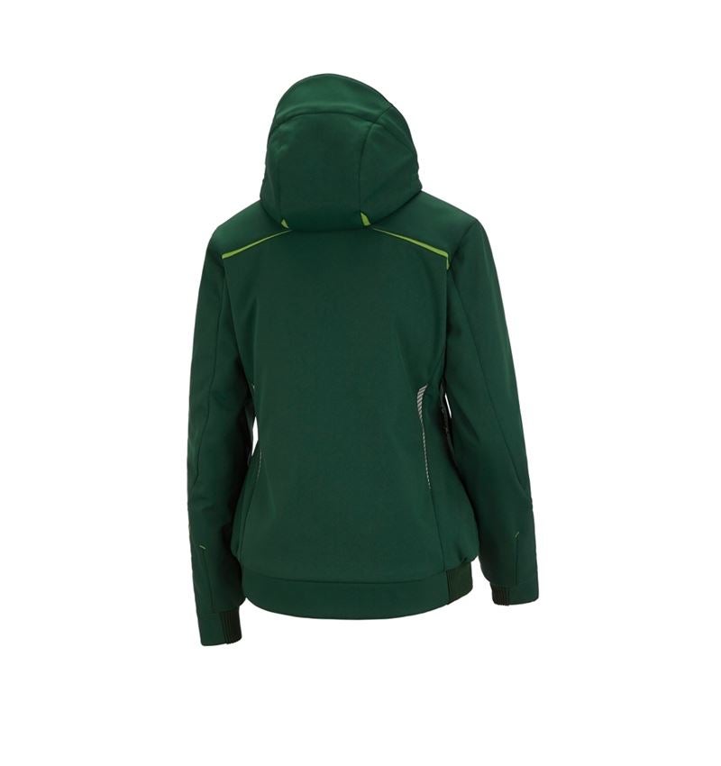Straßenbauer: Winter Softshelljacke e.s.motion 2020, Damen + grün/seegrün 3