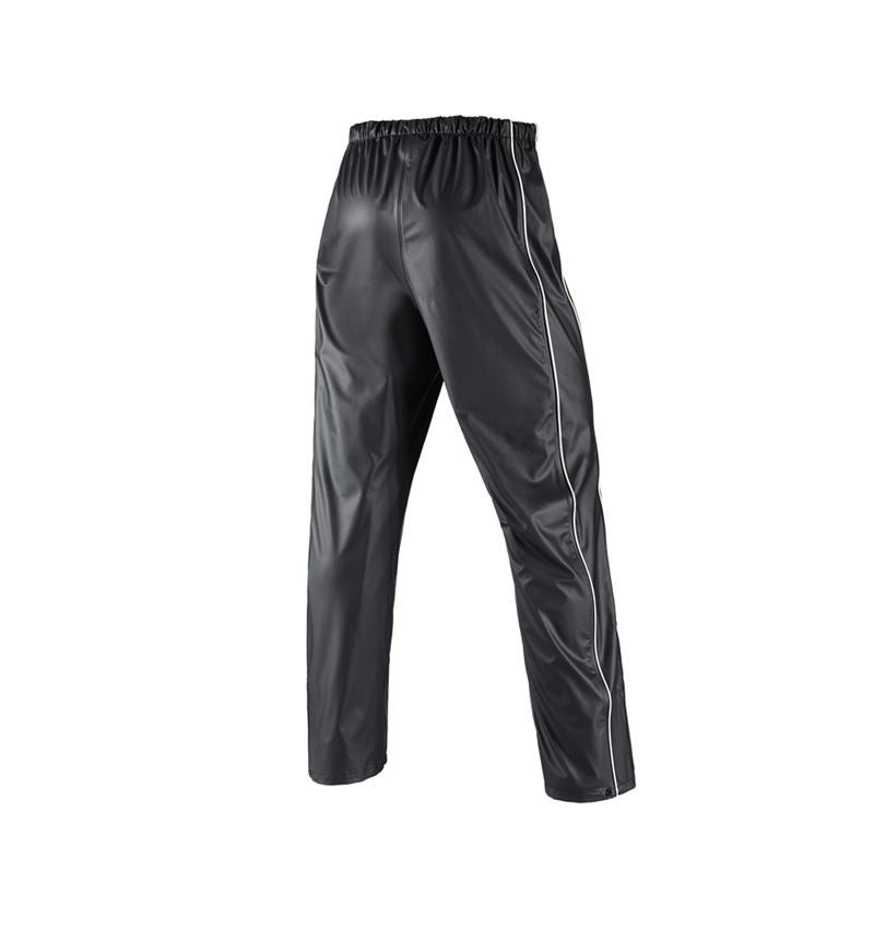 Arbeitshosen: Regenhose flexactive + schwarz 3