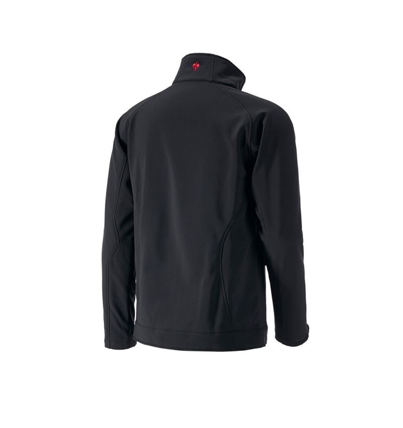LKW-Fahrer: Softshell Jacke dryplexx® softlight + schwarz 3