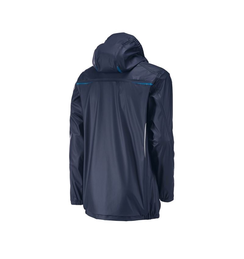 Themen: Regenjacke e.s.motion 2020 superflex + dunkelblau/atoll 3