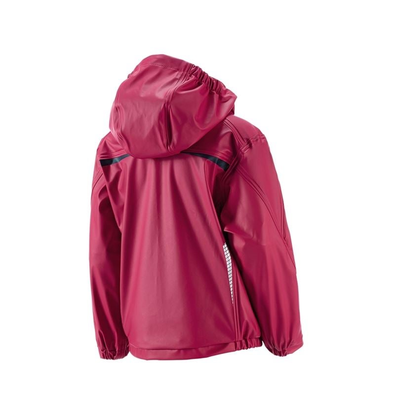 Jacken: Regenjacke e.s.motion 2020 superflex,Kinder + beere/dunkelblau 1