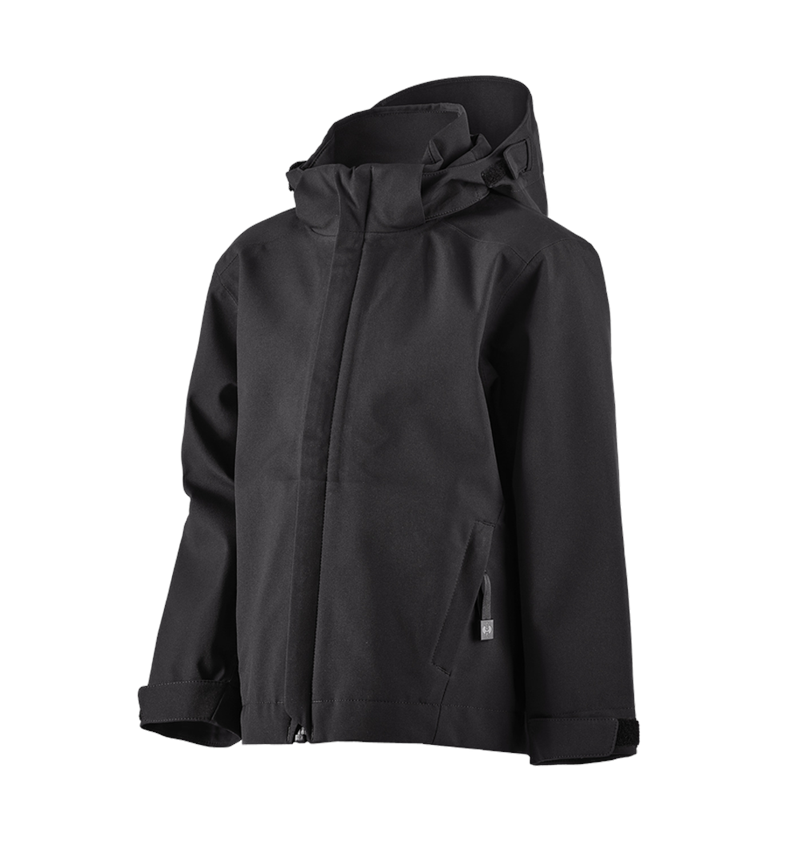 Jacken: e.s. Funktions-Jacke CI, Kinder + schwarz