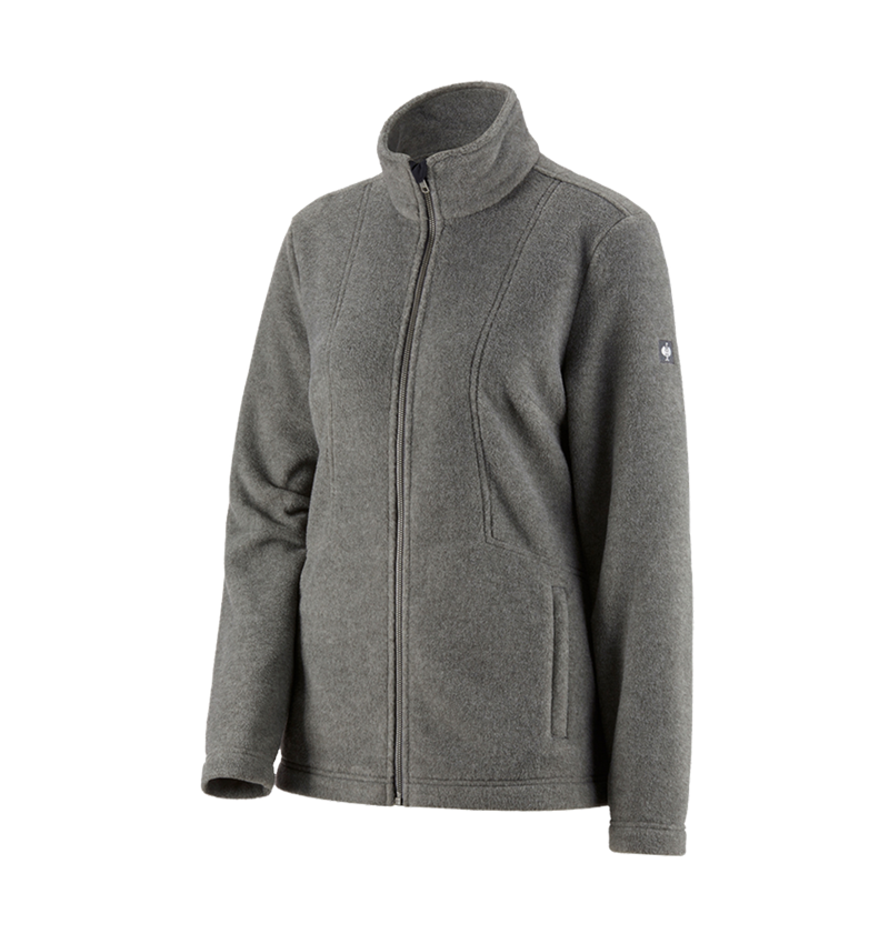 Jacken: Fleecejacke e.s.vintage, Damen + zinn melange 2