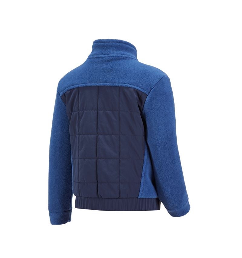 Jacken: Hybrid Fleecejacke e.s.concrete, Kinder + alkaliblau/tiefblau 3
