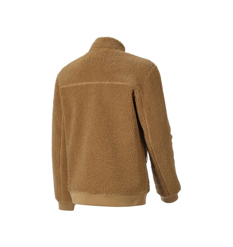 Work Jackets: Faux fur jacket e.s.e:pic + almondbrown 5