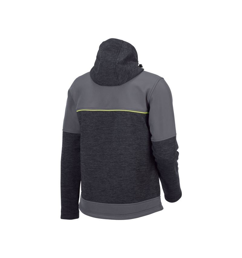 Arbeitsjacken: e.s. Hybridjacke + anthrazit/schwarz/warnorange/warngelb 5