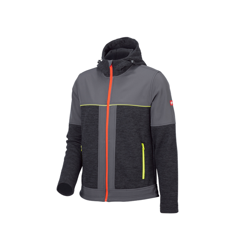 Arbeitsjacken: e.s. Hybridjacke + anthrazit/schwarz/warnorange/warngelb 4