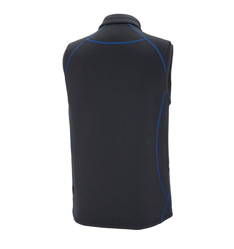 Westen: Funktions Weste thermo stretch e.s.motion 2020 + graphit/enzianblau 4