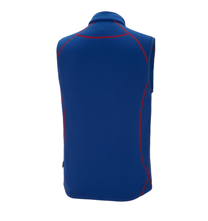 Themen: Funktions Weste thermo stretch e.s.motion 2020 + kornblau/feuerrot 3