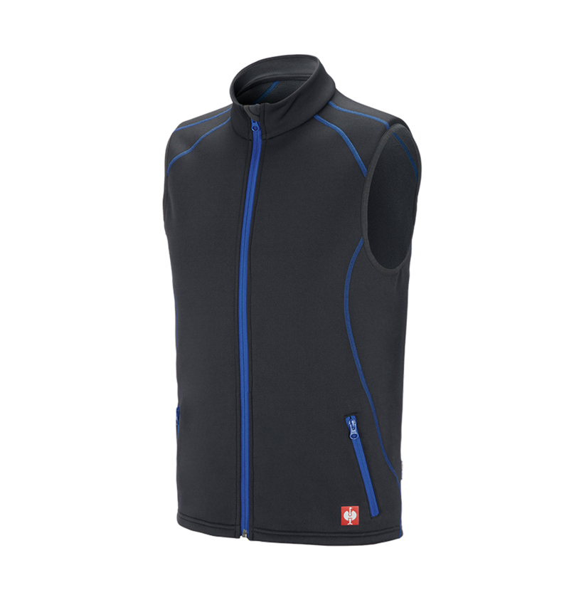 Westen: Funktions Weste thermo stretch e.s.motion 2020 + graphit/enzianblau 3