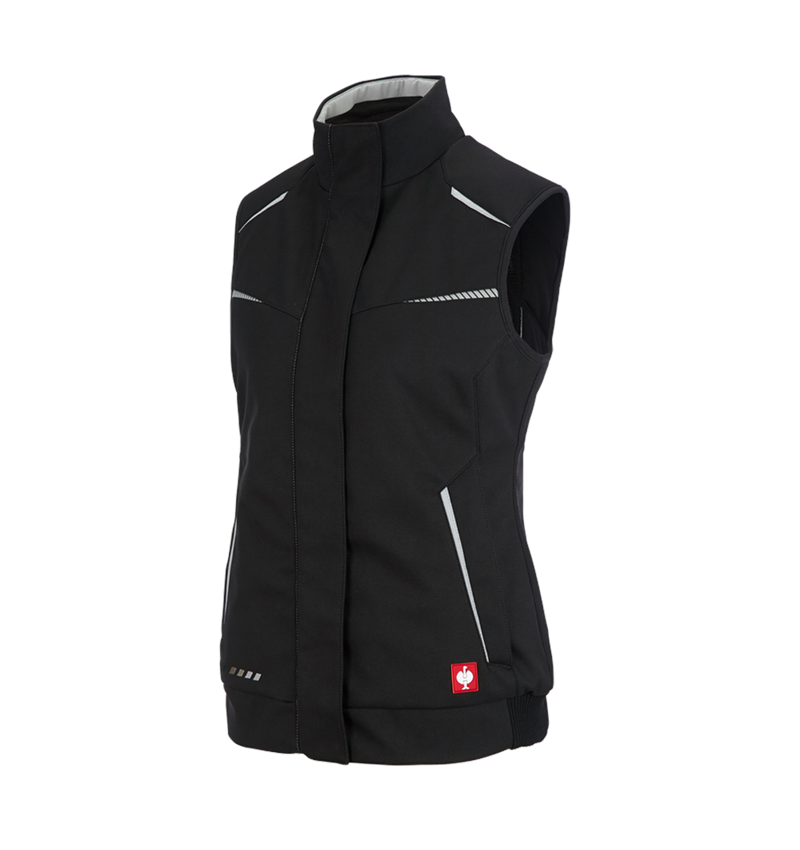 Westen: Winter Softshellweste e.s.motion 2020, Damen + schwarz/platin 7