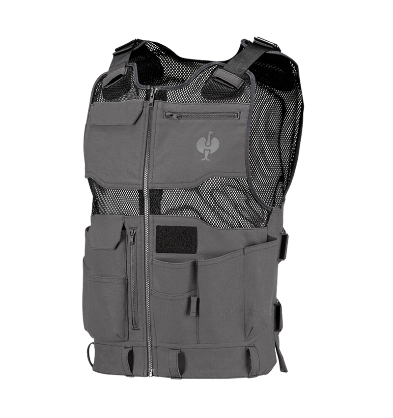 Work Body Warmer: Tool vest e.s.iconic + carbongrey/black 4