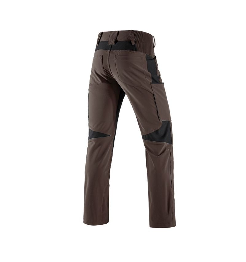 Zimmerer: Cargohose e.s.vision stretch, Herren + kastanie/schwarz 3