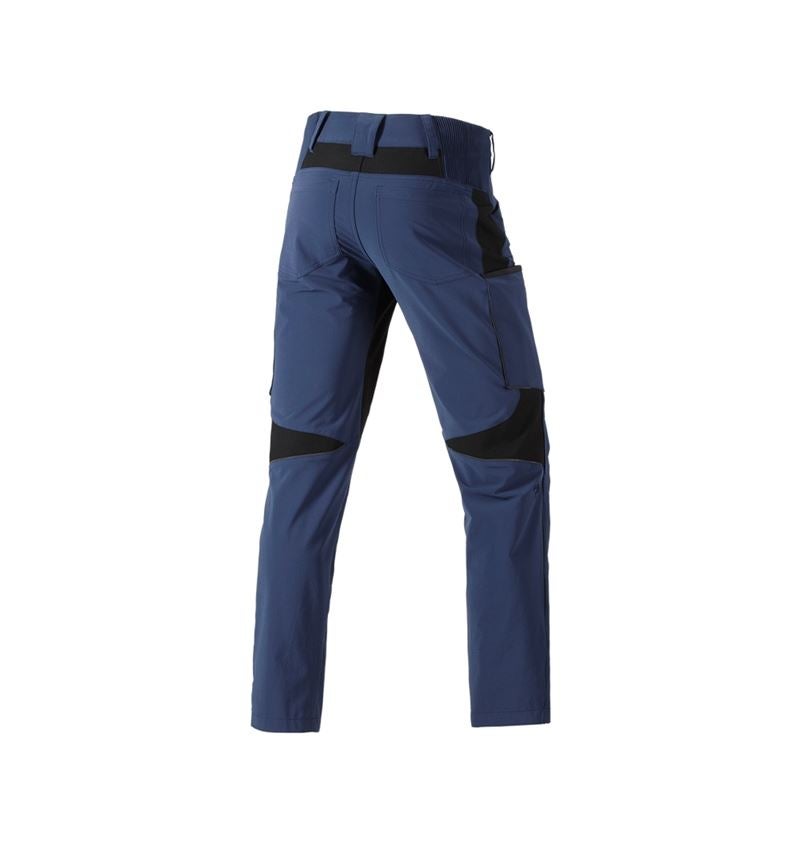 Construction workers: Cargo trousers e.s.vision stretch, men's + deepblue 3