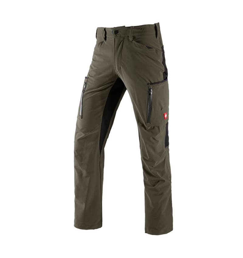 Straßenbauer: Cargohose e.s.vision stretch, Herren + moos/schwarz 2