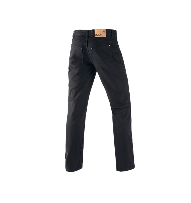 Arbeitshosen: e.s. 7-Pocket-Jeans + schwarz 1