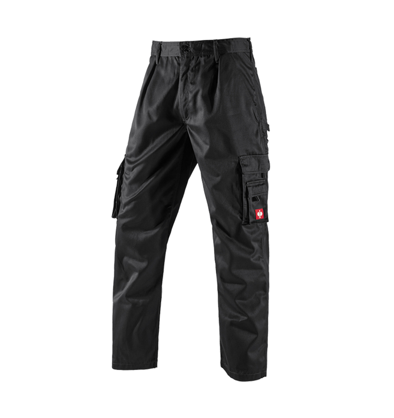 Arbeitshosen: Cargohose + schwarz 1