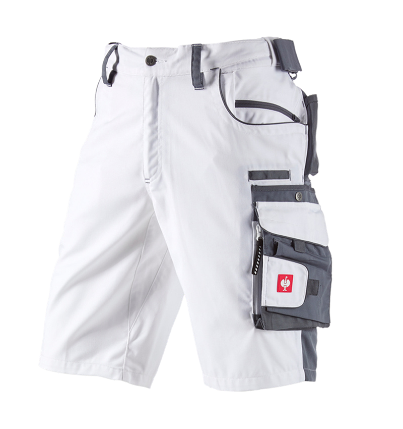 Arbeitshosen: Short e.s.motion + weiß/grau 2