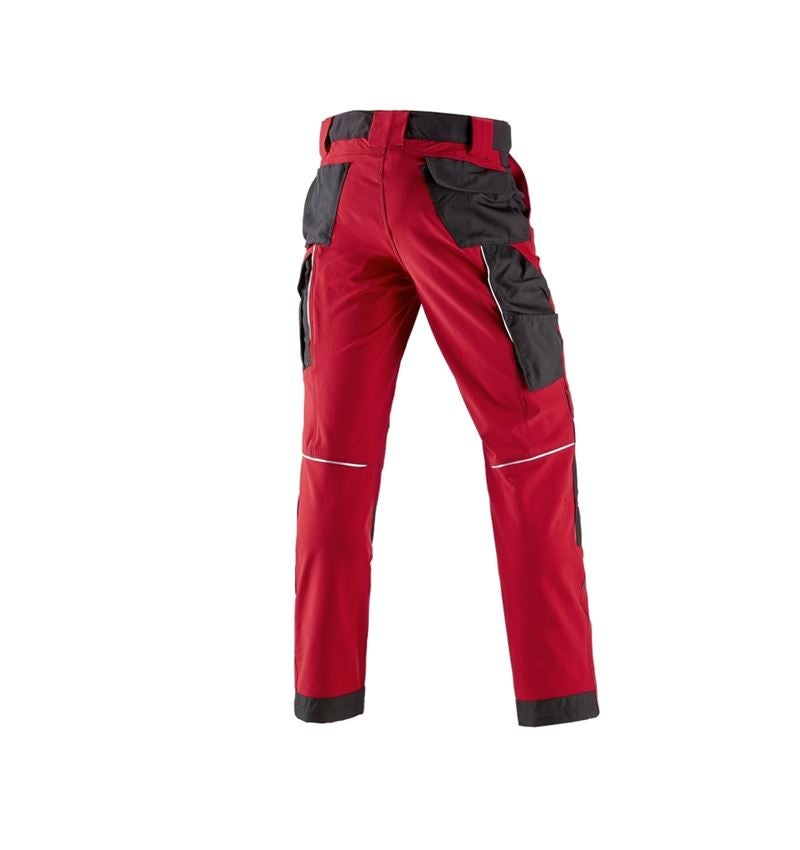 Roofers: Functional trousers e.s.dynashield + fiery red/black 3