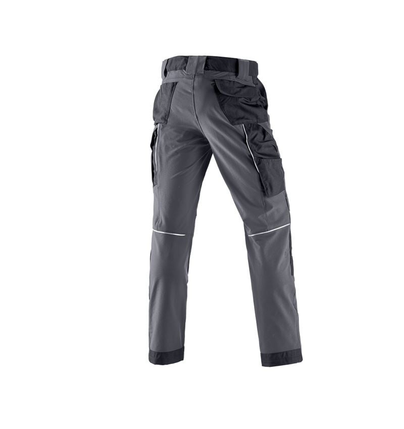 Fliesenleger: Funktions Bundhose e.s.dynashield + zement/schwarz 3