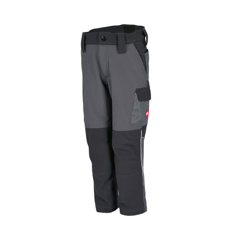 Hosen: Funktions Cargohose e.s.dynashield, Kinder + zement/graphit 2