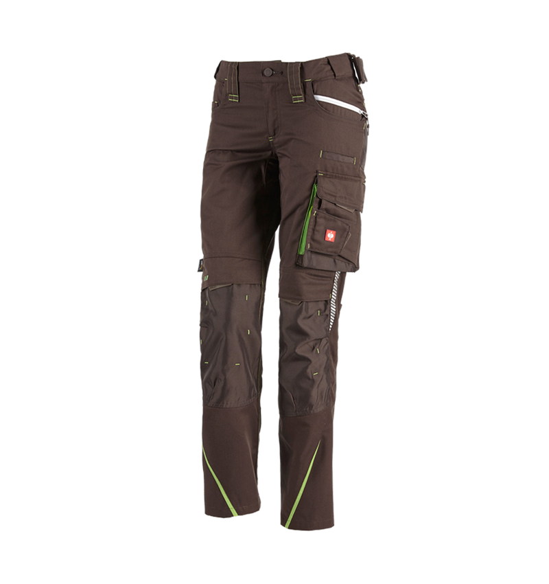 Winterhosen: Damenhose e.s.motion 2020 Winter + kastanie/seegrün 3