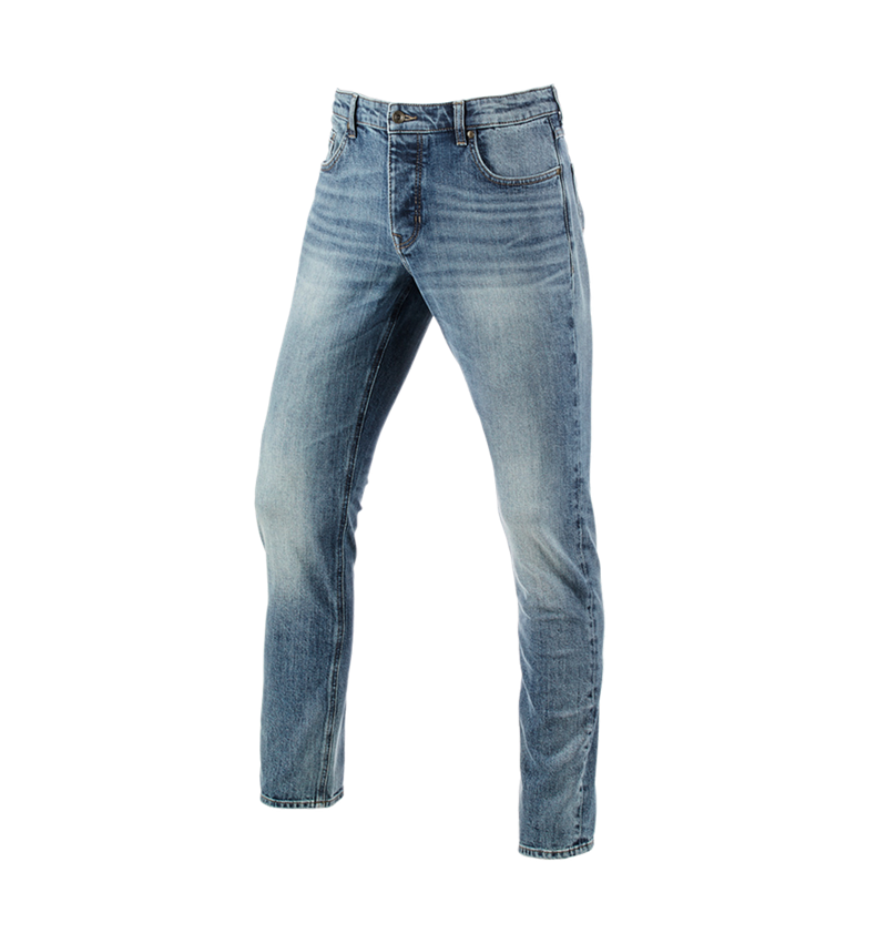 Arbeitshosen: e.s. 5-Pocket-Stretch-Jeans, slim + stonewashed 3