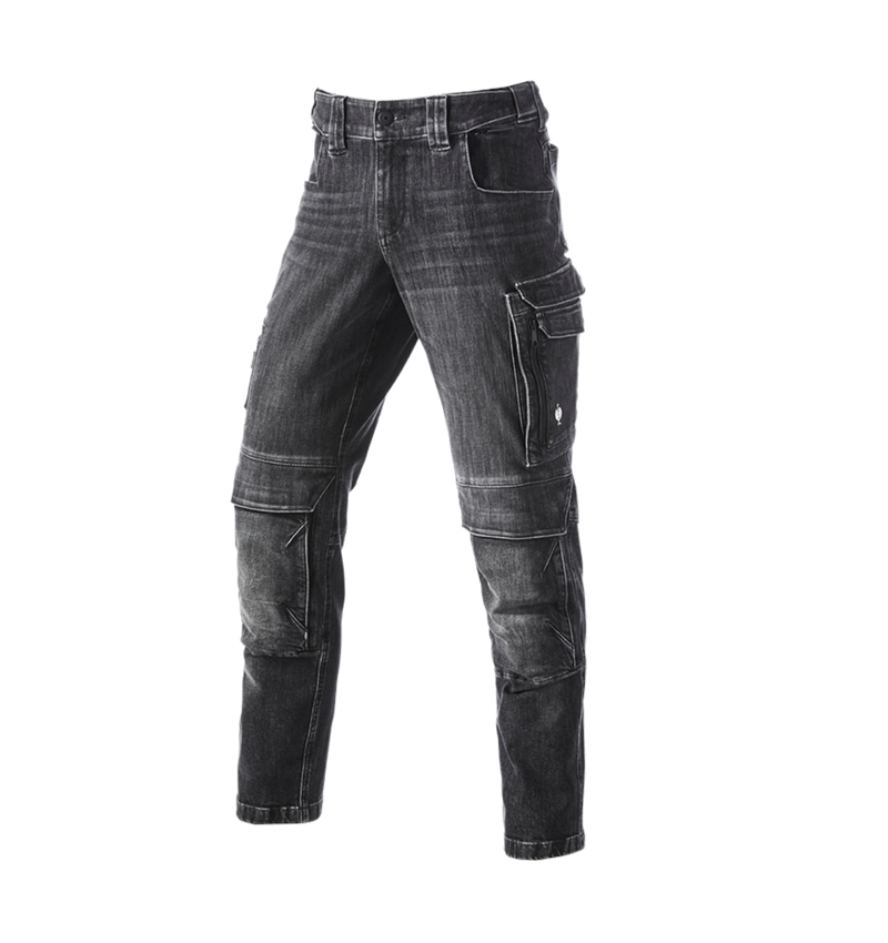 Arbeitshosen: Cargo Worker-Jeans e.s.concrete + blackwashed 2
