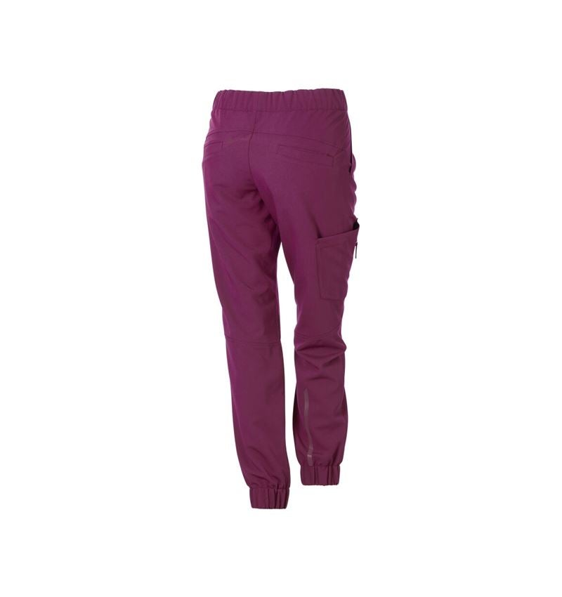 Work Trousers: Multi-Pocket Trousers e.s.avida, ladies’ + redviolet 4
