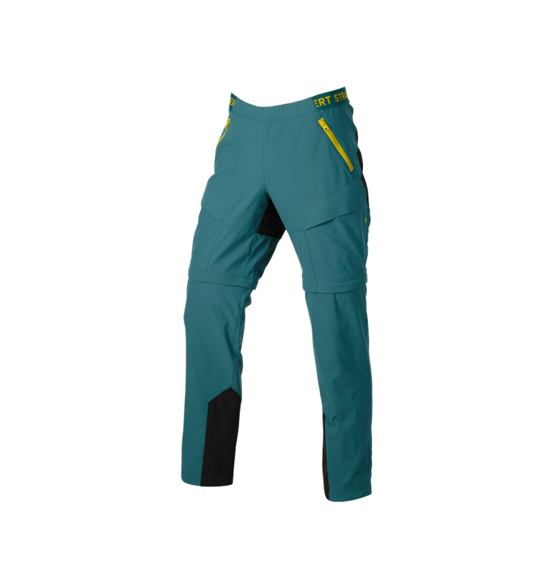 Themen: Zip-Off Funktions Hose e.s.trail + smaragdgrün/chromgelb 7
