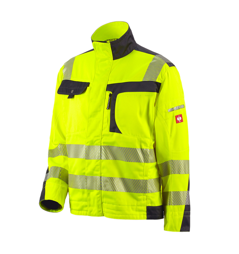 Themen: Warnschutz-Jacke e.s.motion + warngelb/anthrazit 1