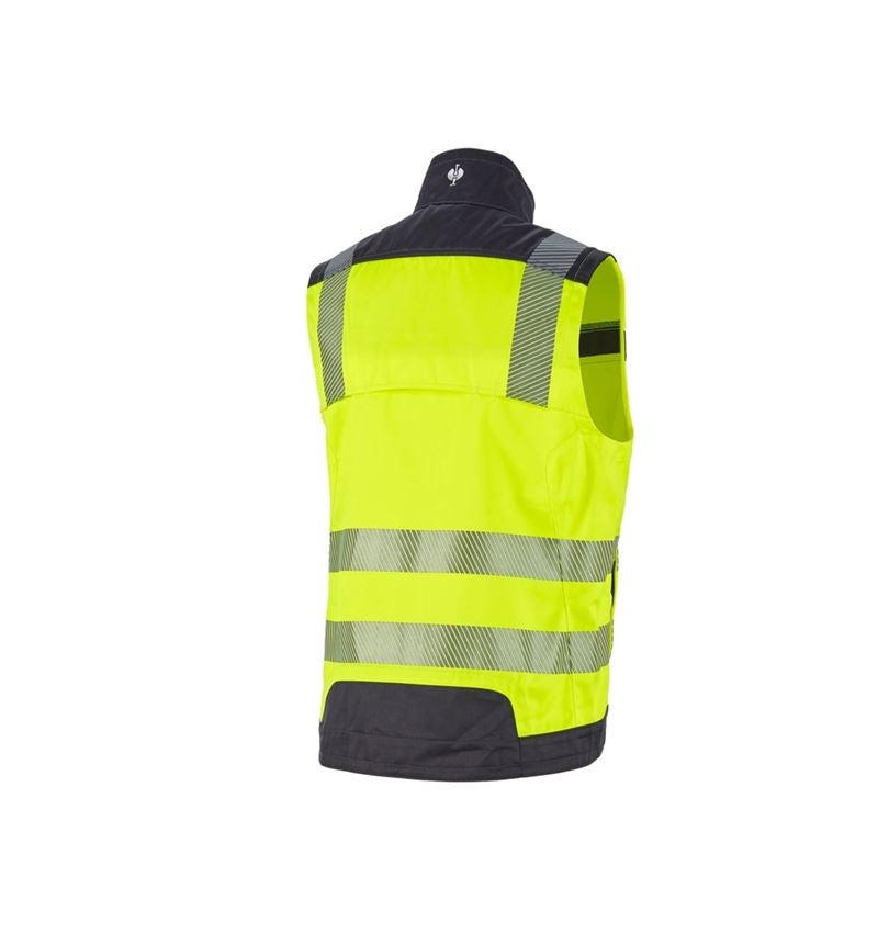 Work Body Warmer: High-vis bodywarmer e.s.motion + high-vis yellow/anthracite 3